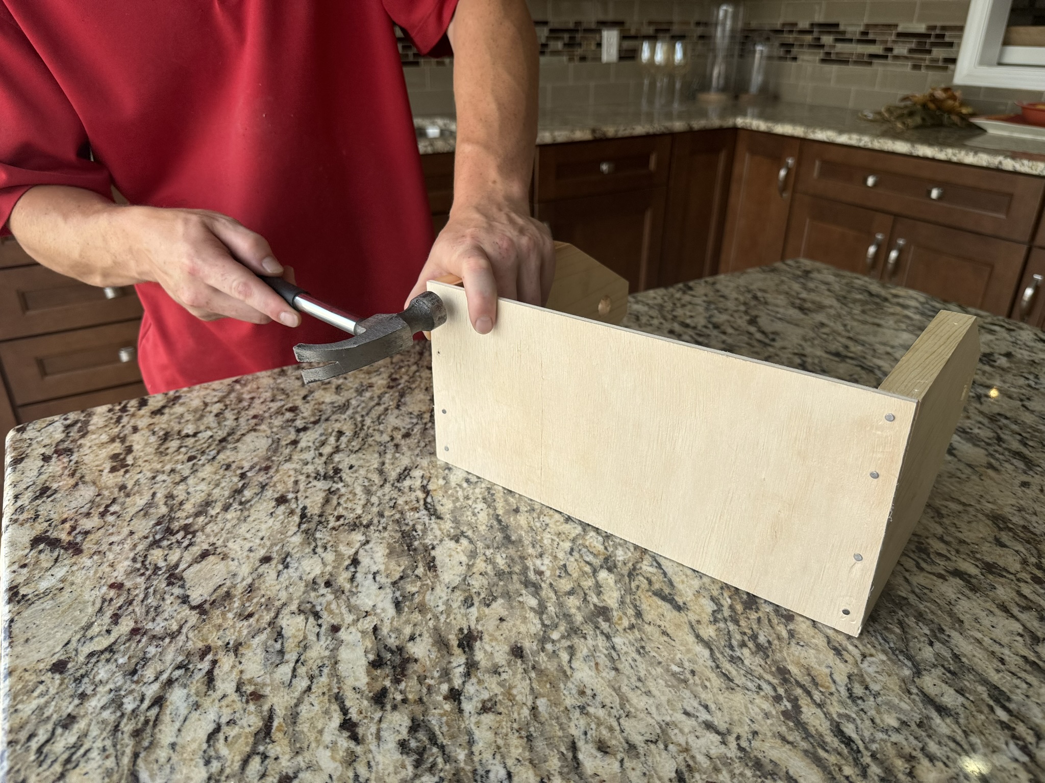step 2 nail bottom piece